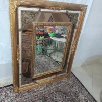 ایینه سه بعدی طلایی