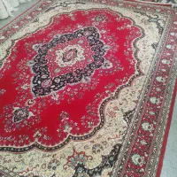 یک تخته فرش 12متری 500شانه گلی قرمز