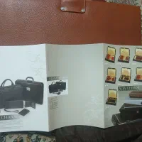 کیف چرم نو نو با کاورو جعبه|کیف، کفش، کمربند|شیراز, پشم شیشه|دیوار