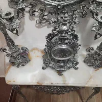 آینه و شمعدان با جنس برنج، صفر نو|آینه|اهر, |دیوار