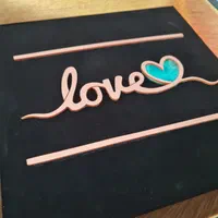 تابلو معرق مس طرح love مدل T023|تابلو، نقاشی، عکس|تهران, کوهک|دیوار
