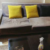 مبلمان راحتی هفت نفره به همراه میز جلو|مبلمان خانگی و میز عسلی|تهران, تسلیحات|دیوار