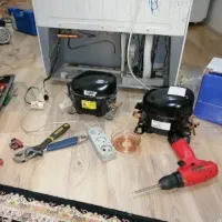 موتور یخچال -تعویض موتور یخچال گازگیری/سراسر اهواز|یخچال و فریزر|اهواز, کیانشهر|دیوار