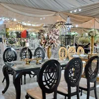 میز و صندلی مدل سودابه /سالن عقد باغ