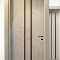 درب اتاق خواب در سرویسی ضدآب روکش|مصالح و تجهیزات ساختمان|رشت, منظریه|دیوار