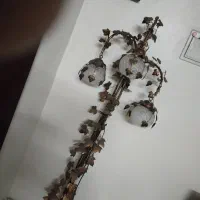 کنار سالنی آباژورایستاده فرفورژه. ای سالم|چراغ خواب و آباژور|قرچک, مهدیه|دیوار