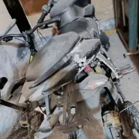 موتورسیکلت تصادفی خراب معیوب