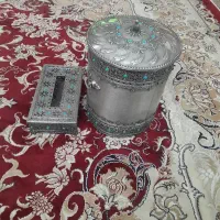 سطل آشغال با جا دستمالی