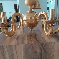 لوستر برنزی|لوستر و چراغ آویز|کرج, کوی زنبق|دیوار