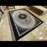 هراج فرش ۶ متری ترنم فیلی طوسی اکبند تحویل در محل