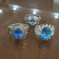 انگشتر دستساز توپاز