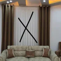 کنارپرده قهوایی