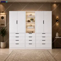 کمد دیواری سه‌تکه عرض ۲۳۰، ارتفاع ۲۰۰