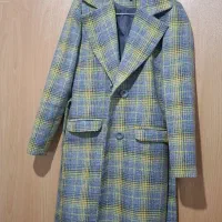 پالتو فوتر چهارخانه زنانه