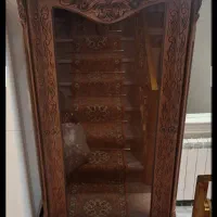 بوفه تمام چوب با کند کاری دستی
