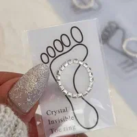 نگین چسبی و حلقه پا