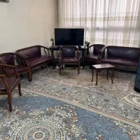 مبل ۷ نفره چوب گردو