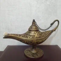 چراغ جادو برنجی قدیمی و سنگین