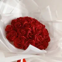 دسته گل رز ربانی|گل مصنوعی|قم, شاه سید علی|دیوار