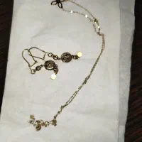 گردنبند و گوشواره طلا