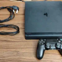 PS4 اسلیم دیسک خور 1 ترابایت به همراه دیسک بازی|کنسول، بازی ویدئویی و آنلاین|تهران, مرزداران|دیوار