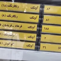 ۵۰ عدد کاست آرشیوی قدیمی