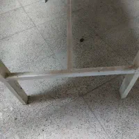 میز تحریر چوبی . میز فلز چند منظوره و جاگلدانی|مبلمان اداری|اردبیل, |دیوار