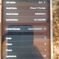 آیفون ۱۷ پرومکس طرح سالم دوروز کارکرد|موبایل|میاندوآب, |دیوار