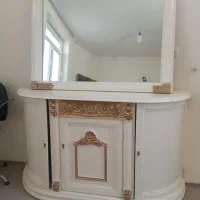 آیینه وکنسول سالم|بوفه، ویترین، کنسول|زنجان, |دیوار