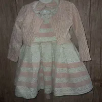 پیراهن زمستانه مجلسی دخترانه با لباس تور ۱۰۰ تومن|کفش و لباس بچه|دورود, |دیوار