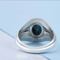 انگشتر نقره فیروزه نیشابوری شجردار|جواهرات|بروجرد, |دیوار