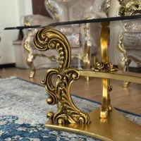 مبل استیل ۹ نفره +میز نهارخوری ۸ نفره چوب راش|مبلمان خانگی و میز عسلی|تهران, فردوس|دیوار