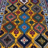 قالیچه زر و نیم|فرش|بروجن, |دیوار