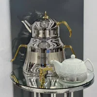 کتری و قوری شیردار استیل|قوری، کتری، قهوه‌ساز دستی|بندر انزلی, لیچارگی حسن رود|دیوار