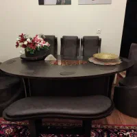 فروش میزناهار خوری طرح لوبیا ،هشت نفره