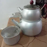 ست کتری قوری قندان و میز اتو