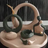سنگ و شمع های دکوری تزئینی رونیکا|صنایع دستی و سایر لوازم تزئینی|کرج, شاهینویلا|دیوار