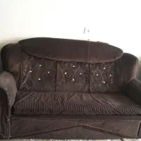 مبل راحتی ۷نفره رنگ قهوی  قیمت ۲میلیون تخفیف داره|مبلمان خانگی و میز عسلی|کوهدشت, |دیوار