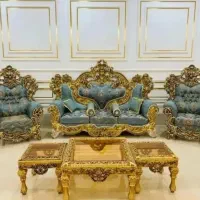 فروش مبل سلطنتی راحتی اقساطی ارسال رایگان|مبلمان خانگی و میز عسلی|اصفهان, نقش جهان|دیوار