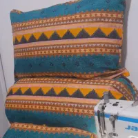 دوخت رو بالشی ولباس راحتی ودوخت چادر باقیمت پایین