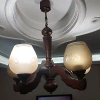 لوستر چوبی شرکتی|لوستر و چراغ آویز|تهران, خانی آباد نو شمالی|دیوار