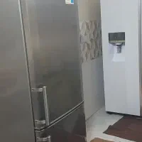 یخچال استیل تمیز وسالم بدون برفک برند خارجی هایسنس|یخچال و فریزر|تربت جام, شاد|دیوار