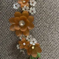 گل کنار سینی چای