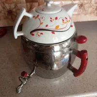 سماور و قوری رو گازی