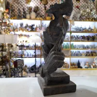گوریل پولیشی مجسمه شاه و ملکه گلدان پتینه جاجواهری|اسباب‌بازی بچه|قم, سراجه|دیوار
