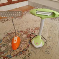 2 عدد چراغ خواب و آباژور