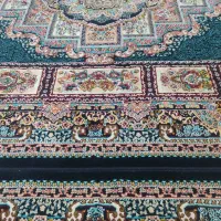 یک جفت فرش شش متری فیروزه ای نو