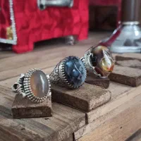 تعدادی انگشتر نقره|جواهرات|سنندج, |دیوار