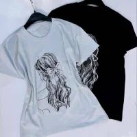 تیشرت های نخ پنبه نگینی و مروارید دوزی|لباس|بندرعباس, |دیوار