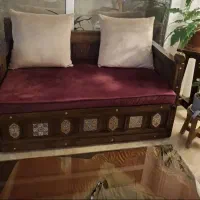مبل سنتی ۳ و ۲ نفره و میز مربع|مبلمان خانگی و میز عسلی|تهران, قیطریه|دیوار